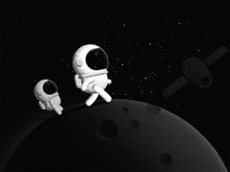 Detail Astronot Animasi Art Nomer 7