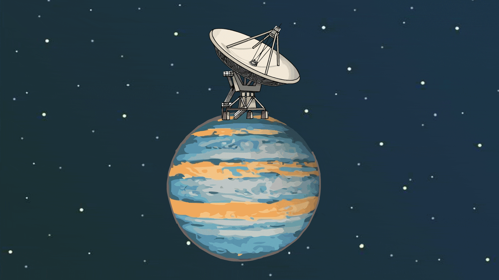 Detail Background Planet Kartun Nomer 16