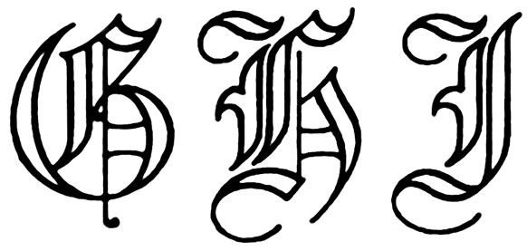 Detail Da Font Old English Nomer 17