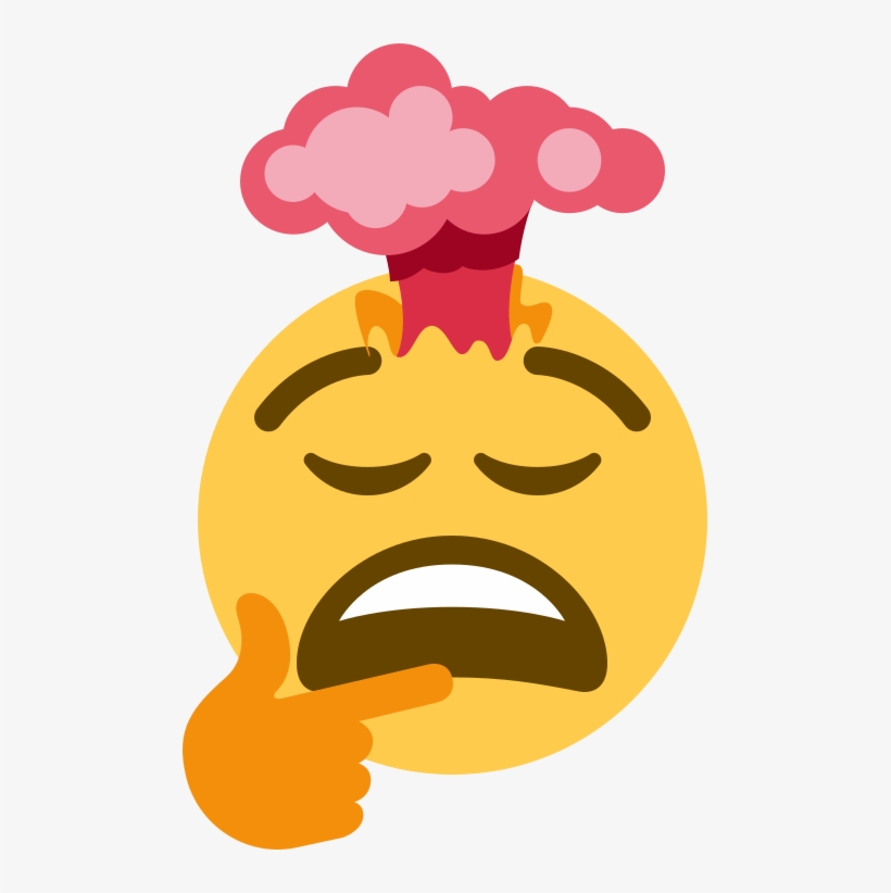 Detail Exploding Head Emoji Nomer 11