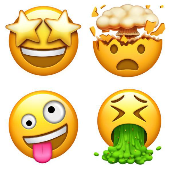 Detail Exploding Head Emoji Nomer 21