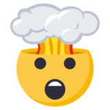 Detail Exploding Head Emoji Nomer 23