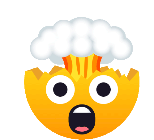 Detail Exploding Head Emoji Nomer 5