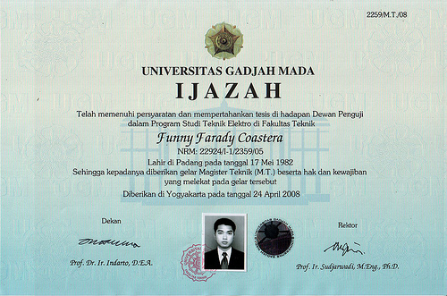 Detail Foto Ijazah Kuliah Nomer 10