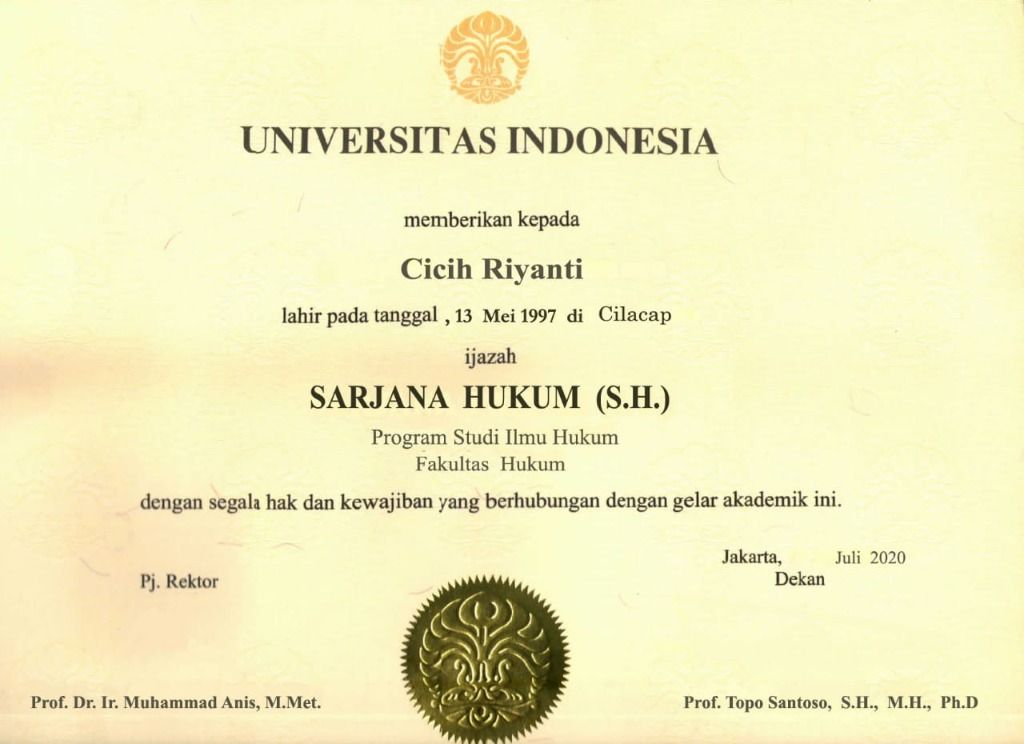 Detail Foto Ijazah Kuliah Nomer 35