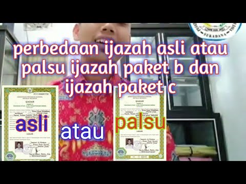 Detail Foto Ijazah Paket C Nomer 25