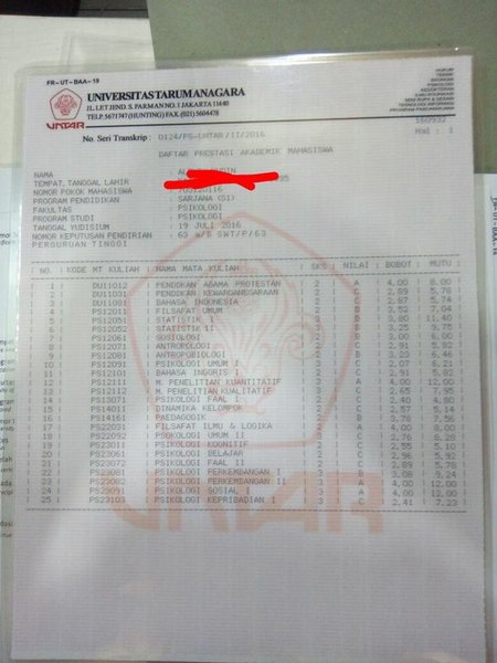 Detail Foto Ijazah S1 Nomer 31