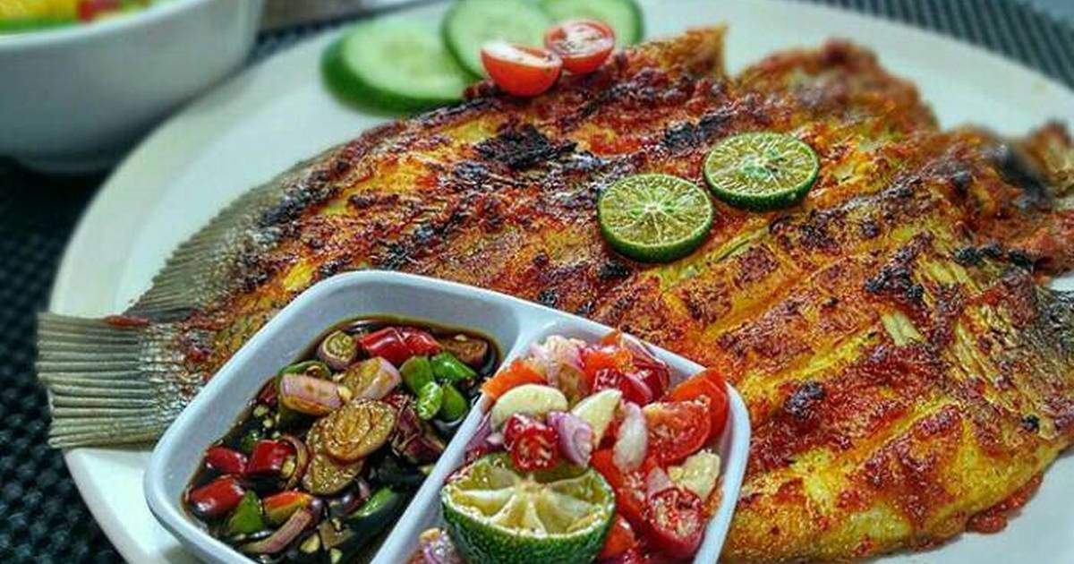 Detail Foto Ikan Bakar Gurame Nomer 17