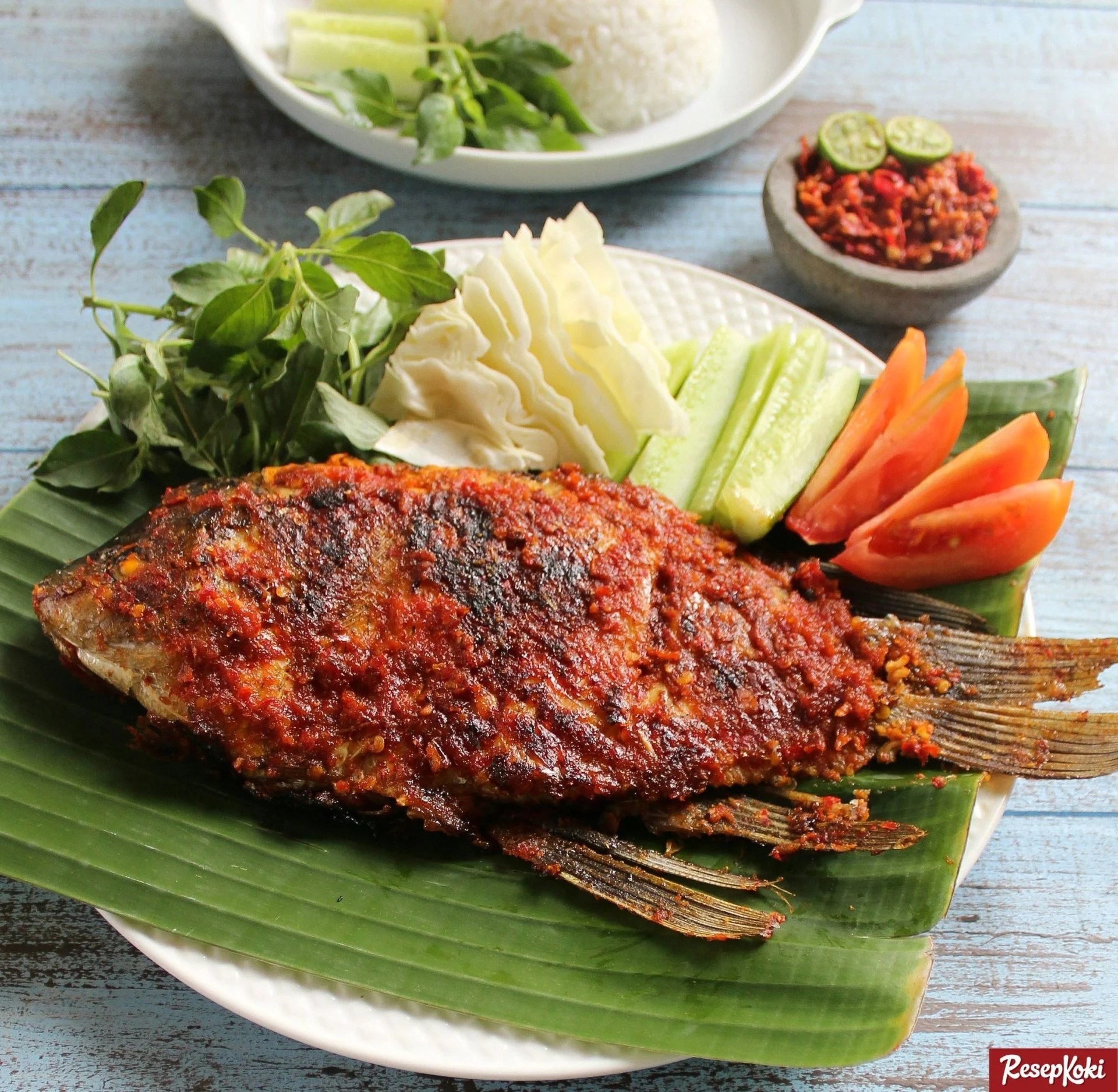 Detail Foto Ikan Bakar Gurame Nomer 6