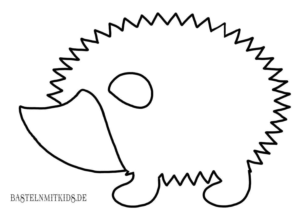 Schablone Igel - KibrisPDR