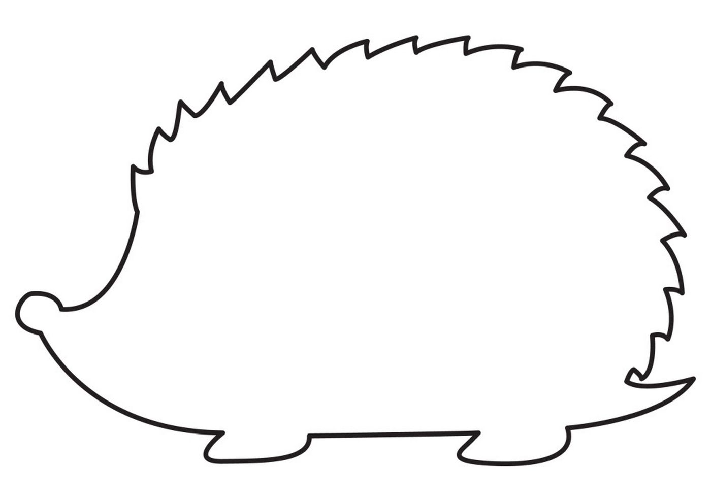 Detail Schablone Igel Nomer 5