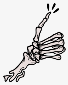 Detail Skeleton Hand Drawing Nomer 16