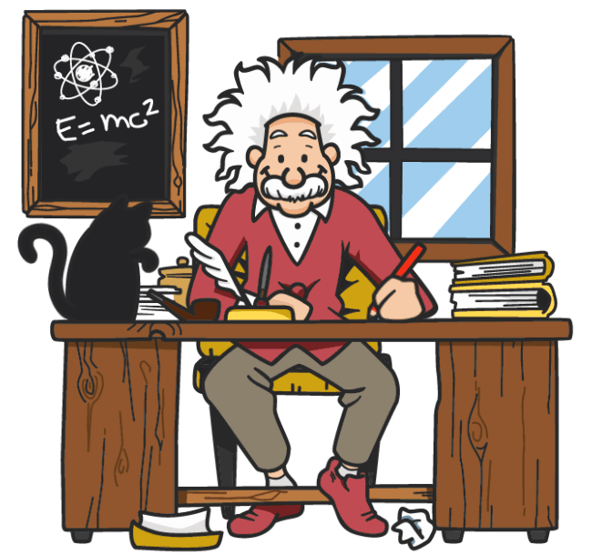 Detail Einstein Kartun Nomer 4
