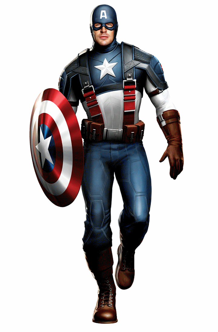 Detail Gambar Kapten Amerika Kartun Nomer 9