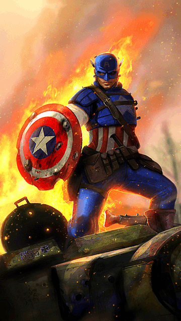 Gambar Kartun Kapten Amerika - KibrisPDR