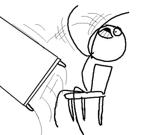 Table Flip Rage Comic - KibrisPDR