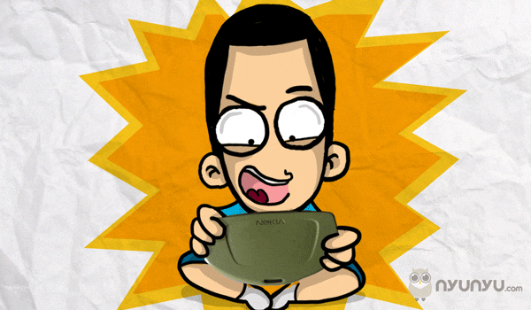 Gambar Kartun Main Game Hp - KibrisPDR
