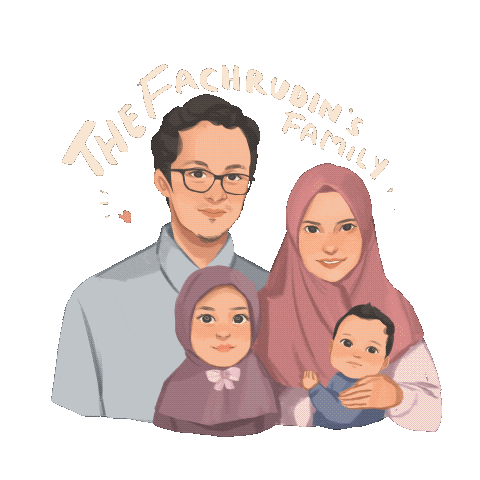 Detail Gambar Kartun Muslimah Keluarga Nomer 2