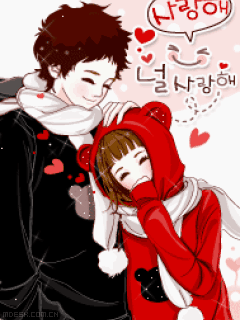 Detail Gambar Kartun Pasangan Romantis Korea Nomer 18