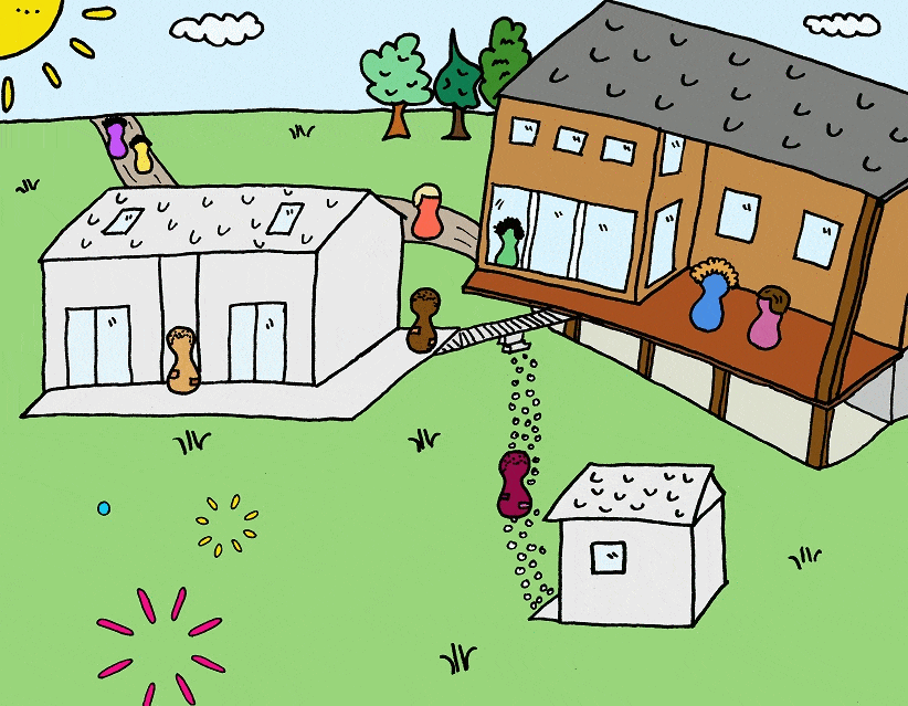 Detail Gambar Lingkungan Rumah Kartun Nomer 3