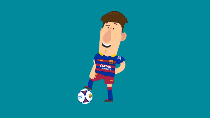 Detail Gambar Messi Kartun Nomer 13