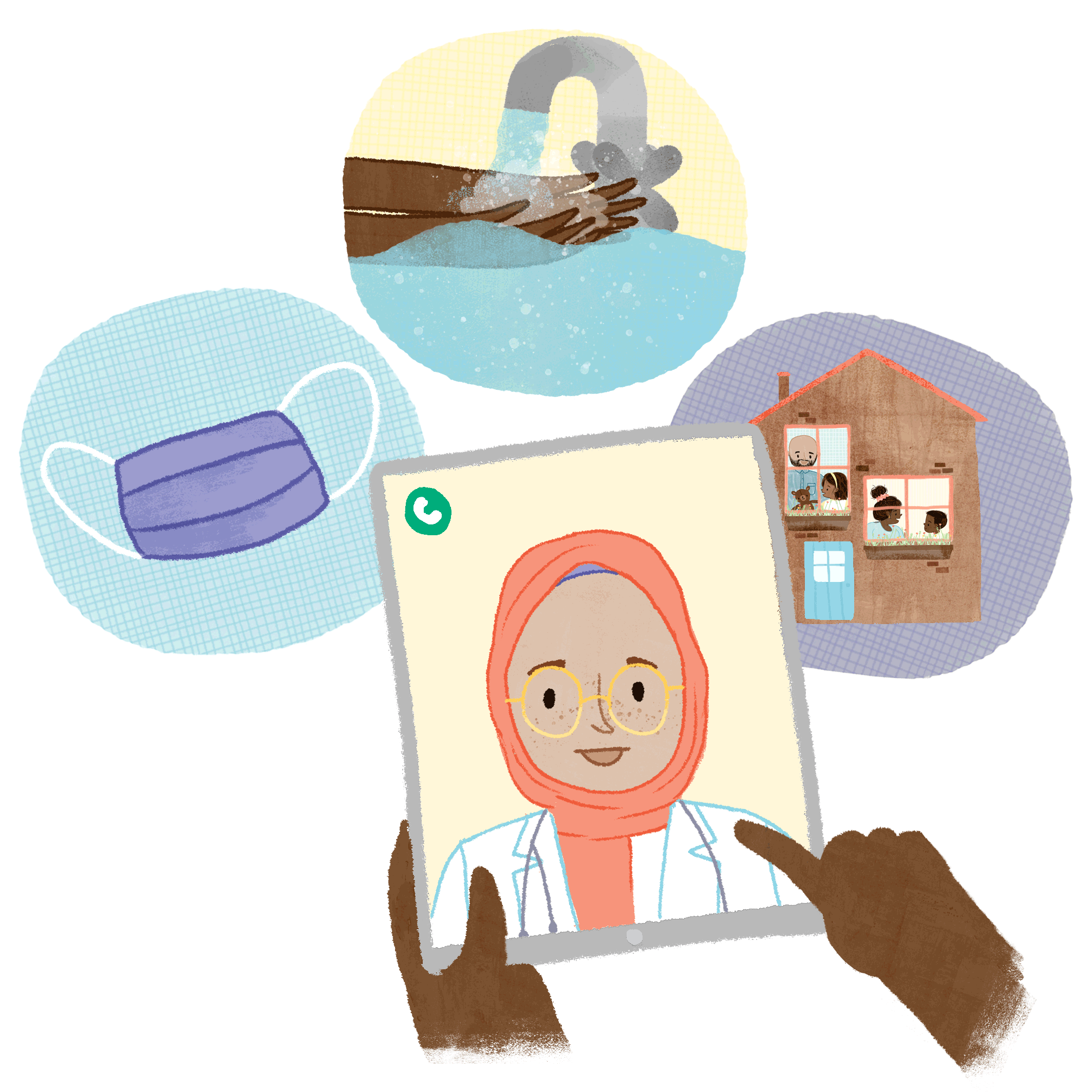 detail-gambar-perawat-kartun-muslimah-koleksi-nomer-18