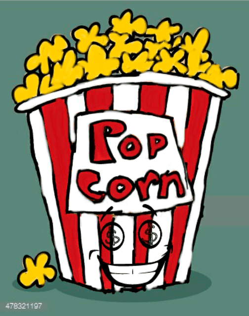 Detail Gambar Popcorn Kartun Nomer 24