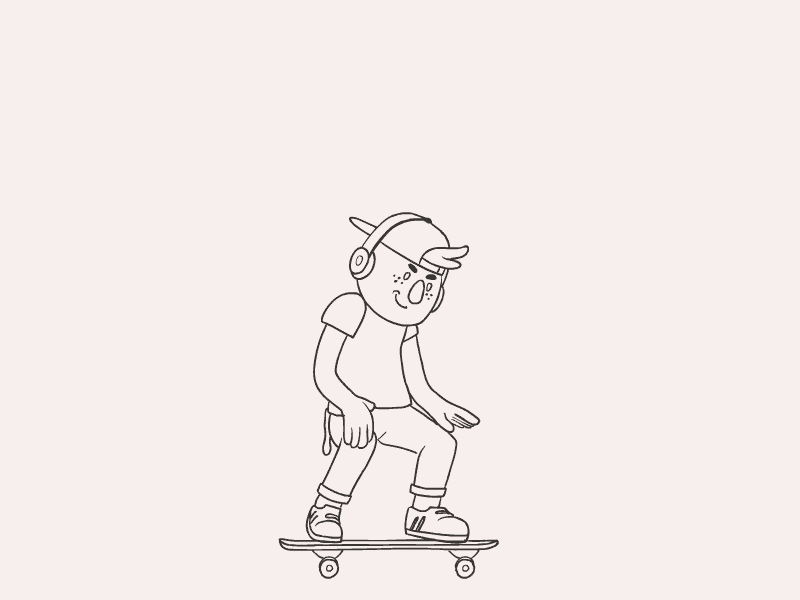 Detail Gambar Skateboard Kartun Nomer 25