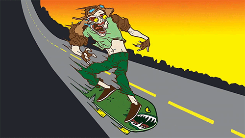 Detail Gambar Skateboard Kartun Nomer 54