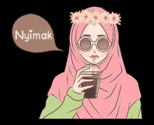 Download Gambar Wanita Muslimah Kartun Nomer 54