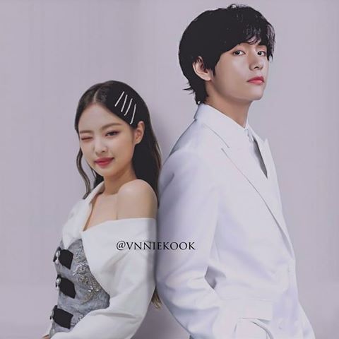 Detail Foto Jennie Blackpink Dan V Bts Nomer 7