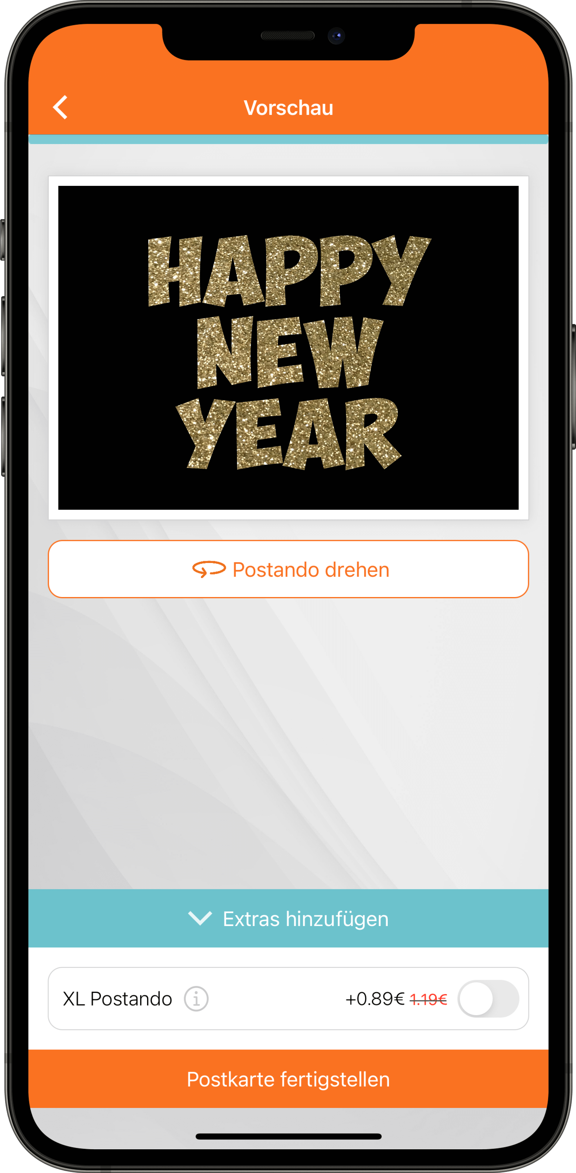 Detail Postkarten Silvester Neujahr Nomer 21