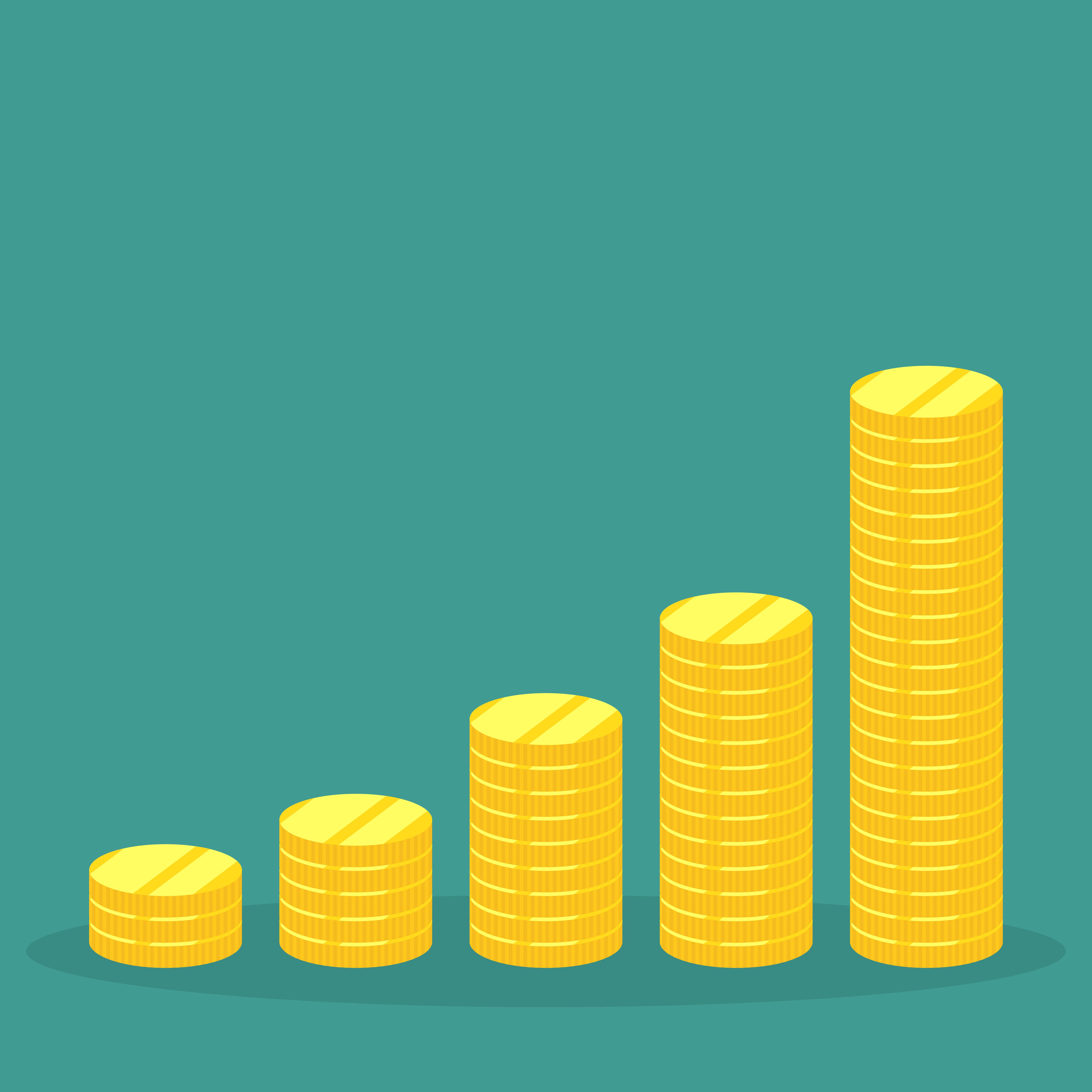 Detail Stack Of Coins Nomer 5