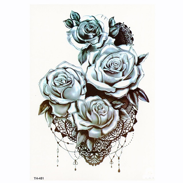 Detail Tattoo Rose Klein Nomer 24