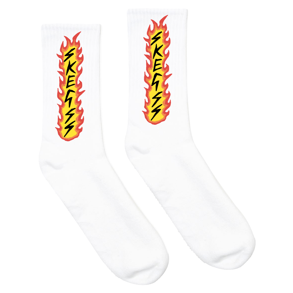 Detail Thrasher Socks Flame Nomer 9