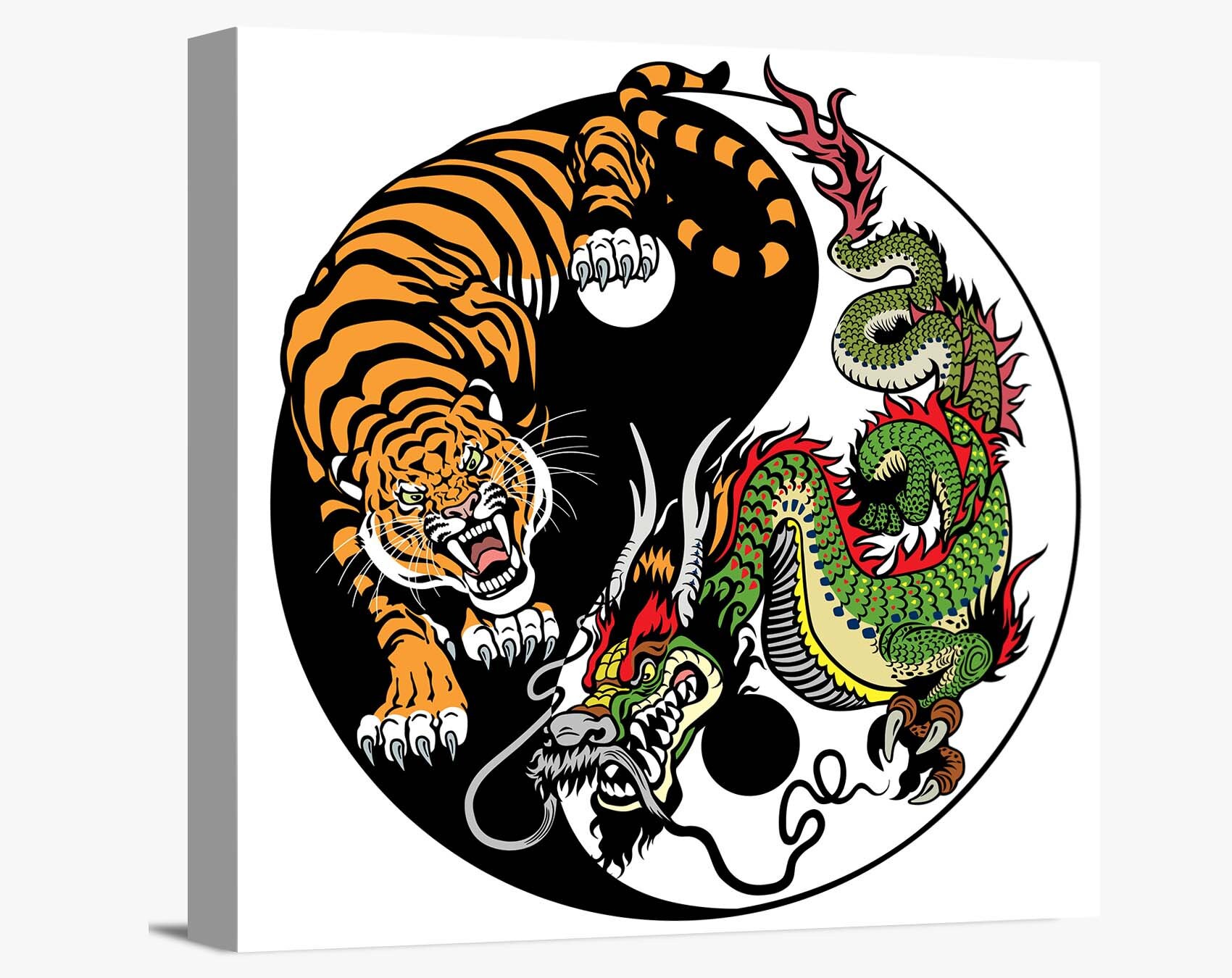 Detail Yin Yang Drache Tiger Nomer 19