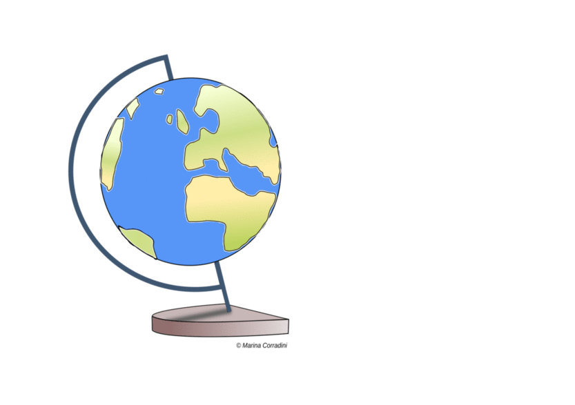 Detail Globe Kartun Nomer 15