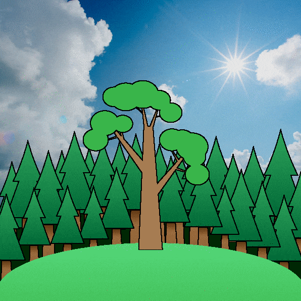 Detail Hutan Animasi Nomer 6