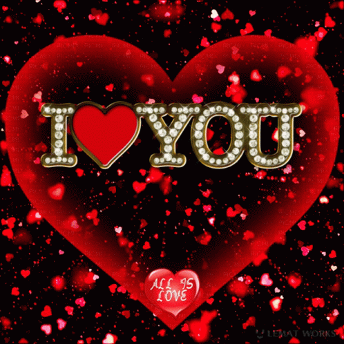 Detail I Love You Stickers Gif Nomer 26