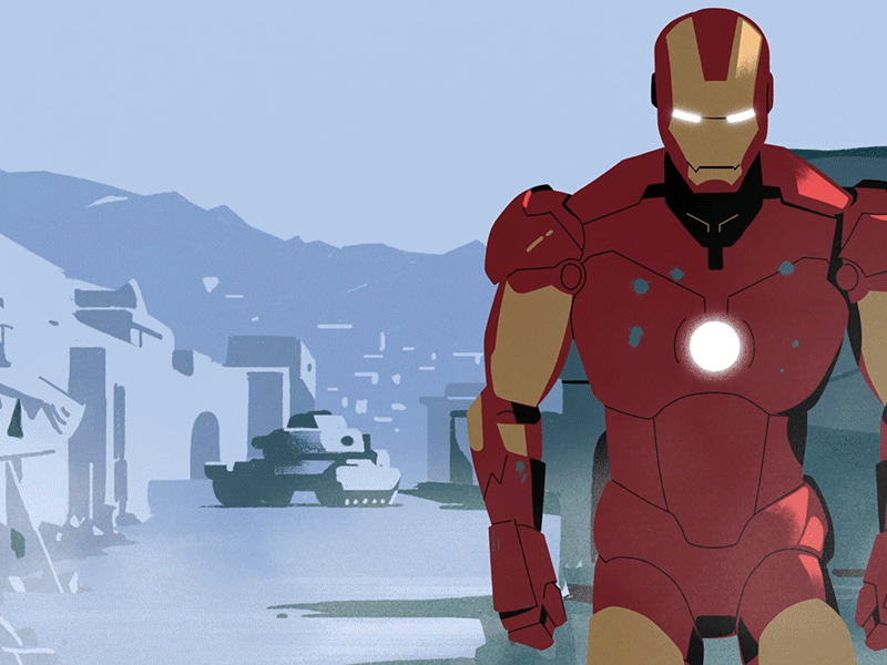 Detail Iron Man Animasi Nomer 13