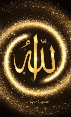 Detail Kaligrafi Allah Muhammad Bergerak Nomer 29