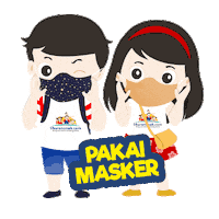 Detail Kartun Memakai Masker Nomer 2