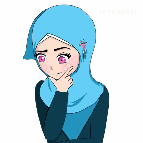 Kartun Muslimah 2 Sahabat Bercadar - KibrisPDR