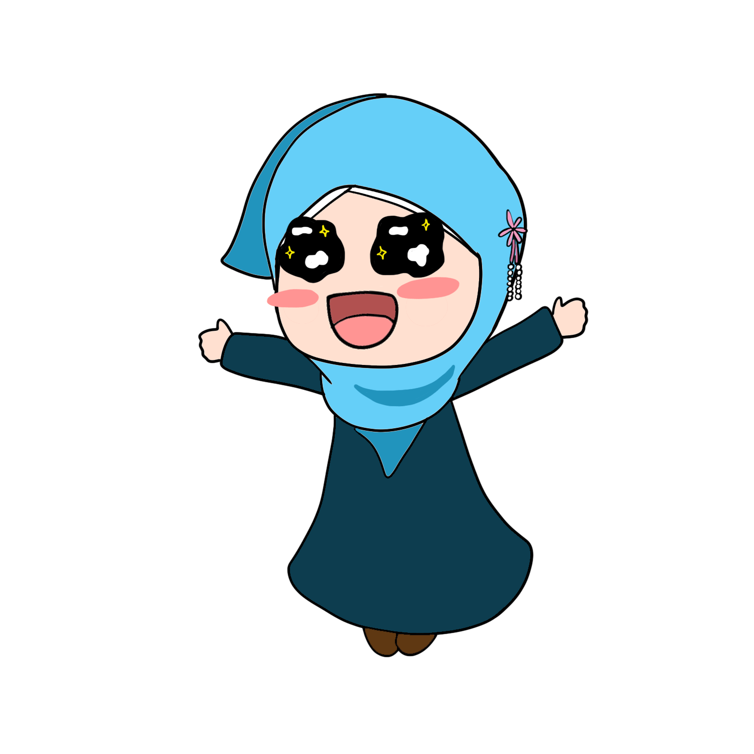 Detail Kartun Muslimah Lucu Cantik Imut Nomer 20