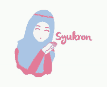 Detail Kartun Muslimah Pink Nomer 29
