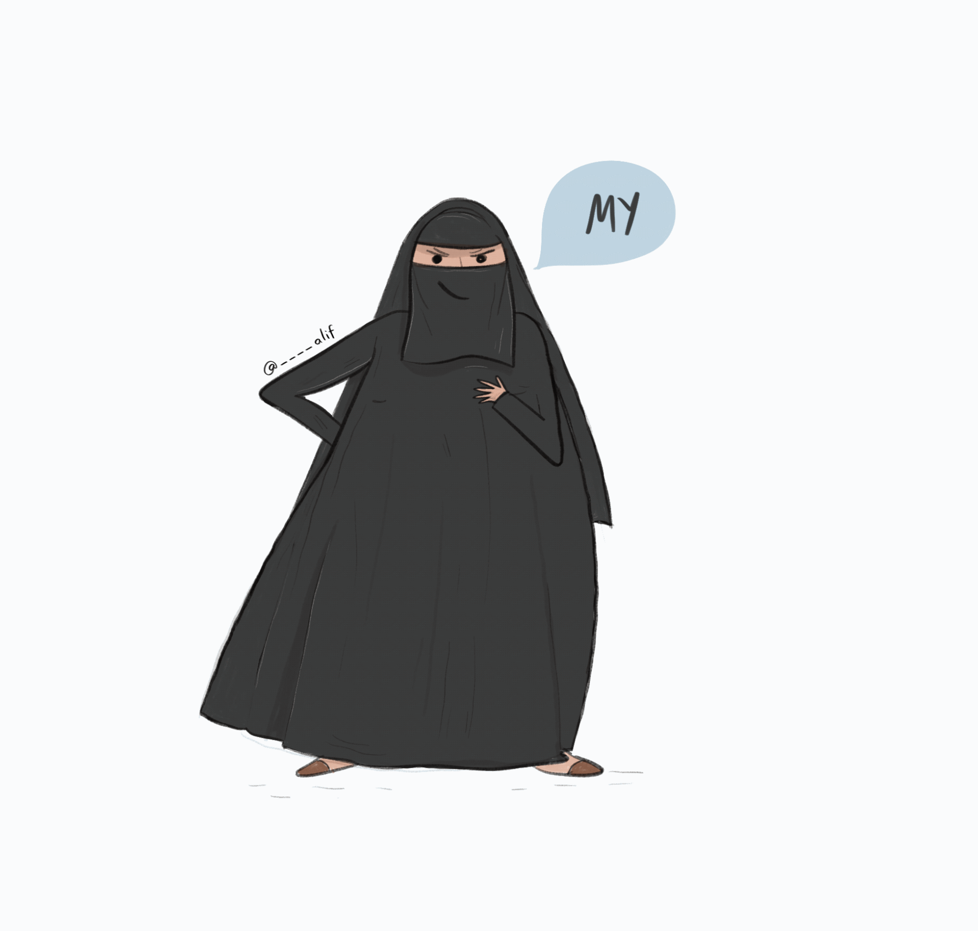 Detail Kartun Niqab Nomer 14