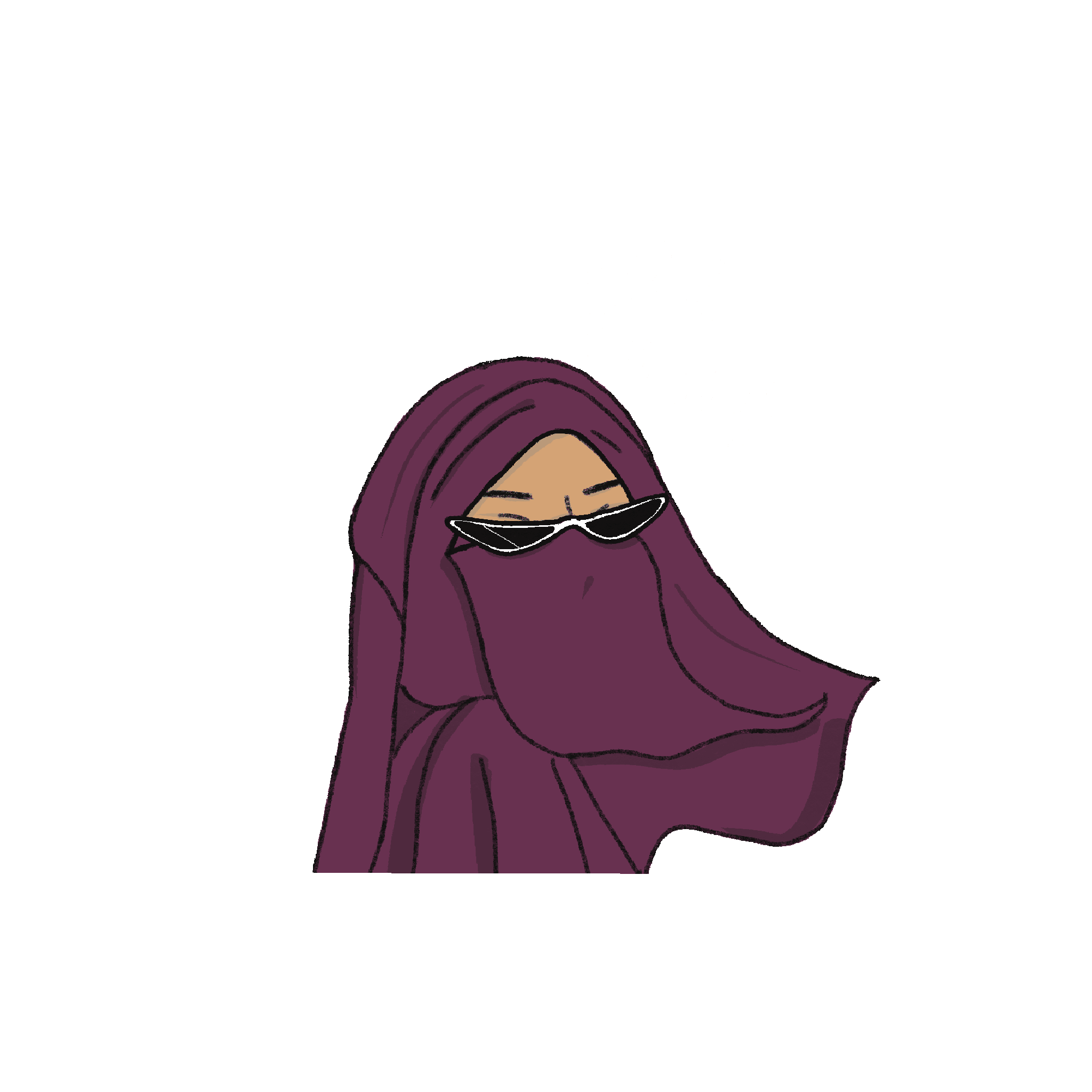 Detail Kartun Niqab Nomer 31