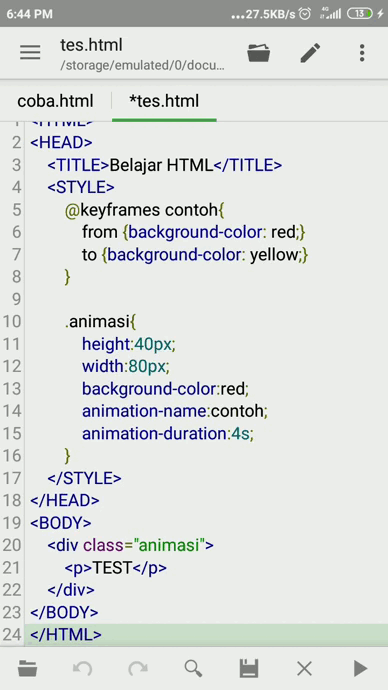 Detail Kode Html Animasi Nomer 11
