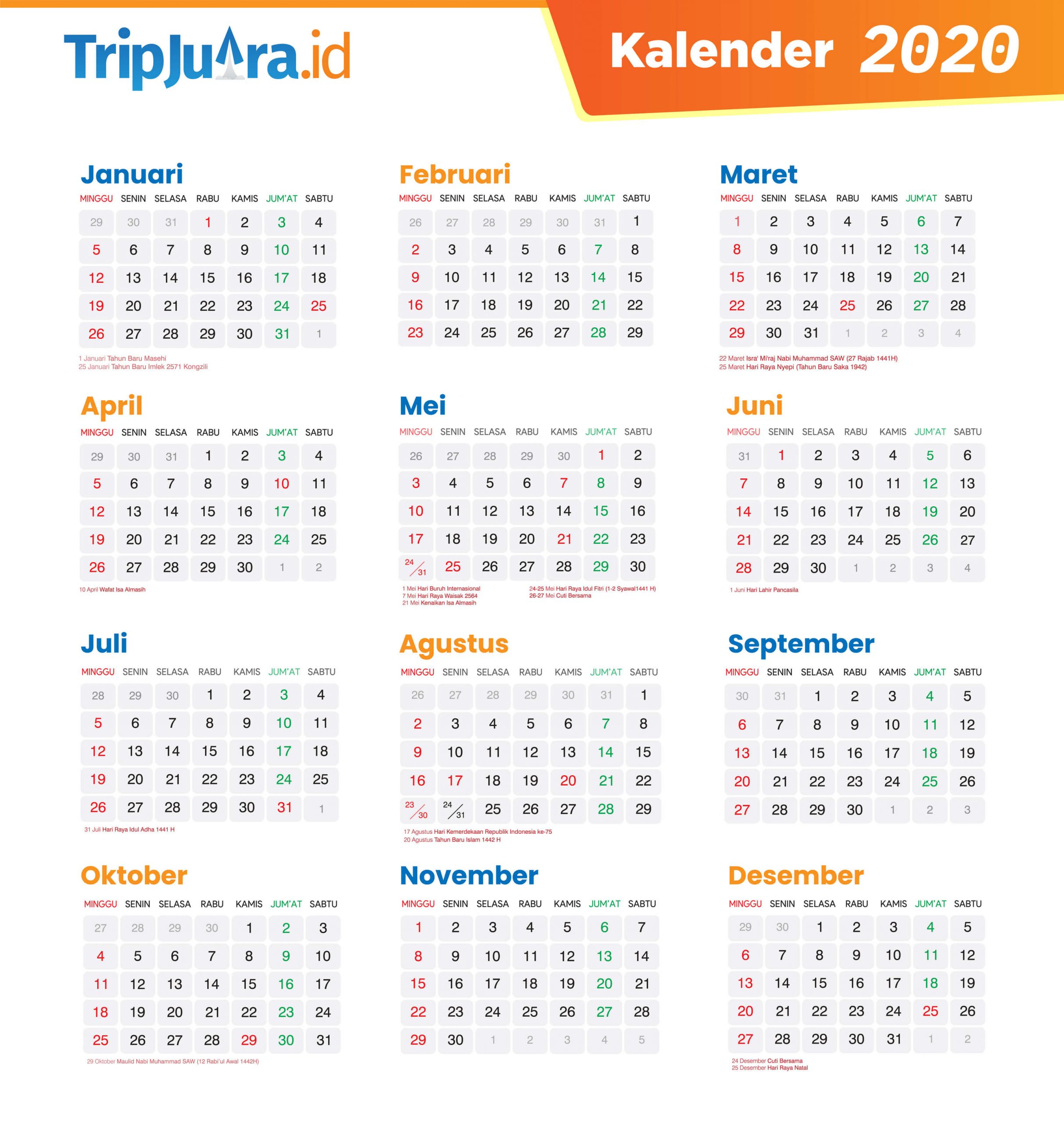 Detail Foto Kalender 2020 Nomer 15