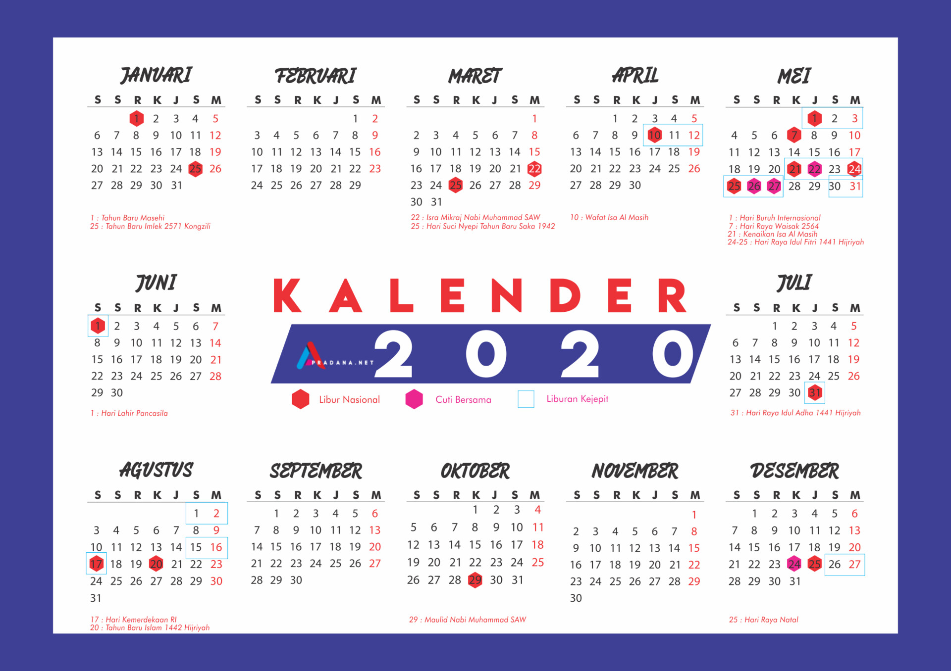 Detail Foto Kalender 2020 Nomer 16